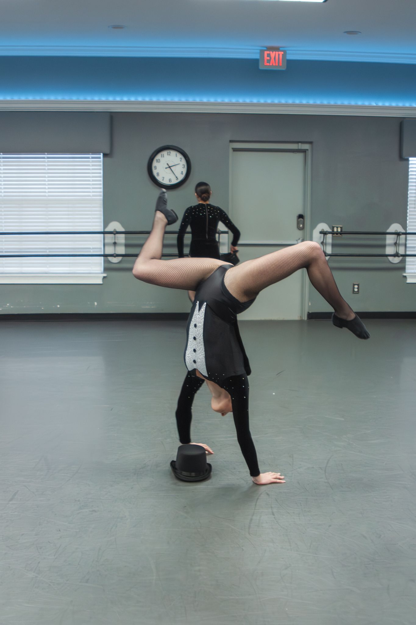 Image of Victoria's School of Dance dancers dancing at their dress rehearsal