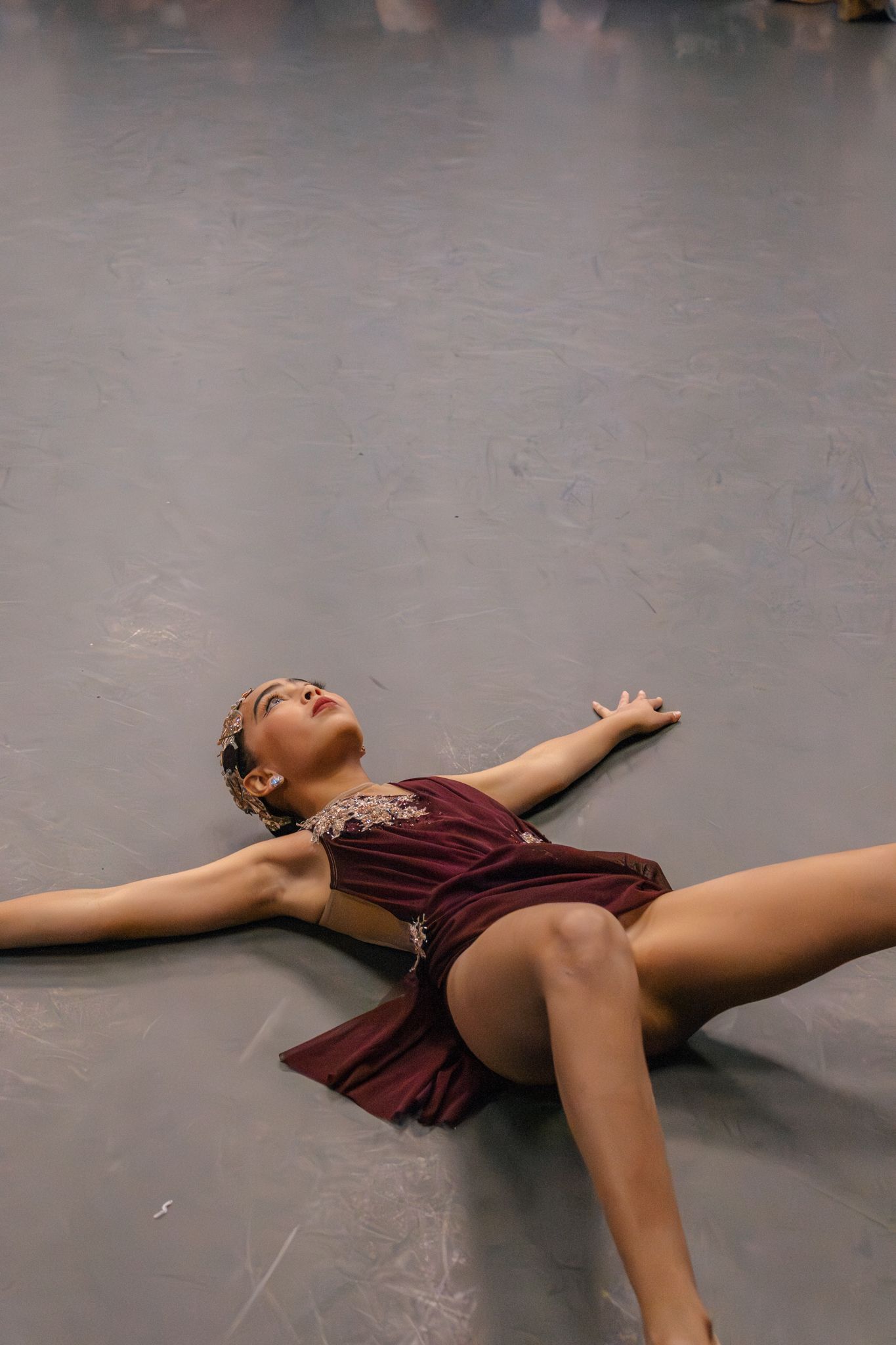 Image of Victoria's School of Dance dancers dancing at their dress rehearsal