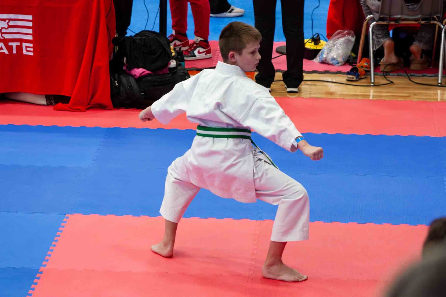 Image of Karate participant at Karate Tournament