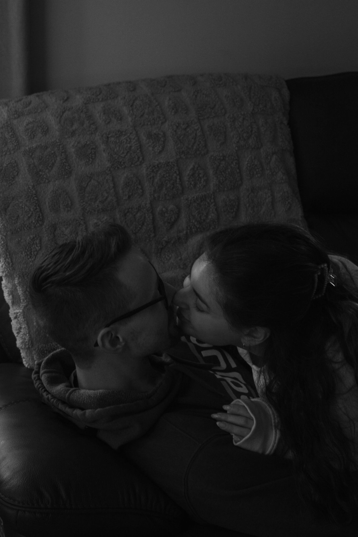 Image from The Carey's cozy at home photoshoot