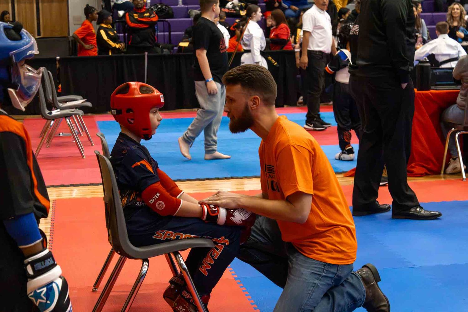 Image of Karate participant at Karate Tournament