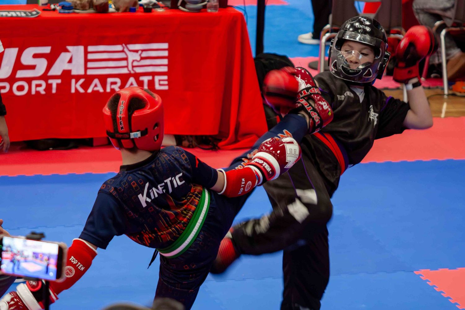 Image of Karate participant at Karate Tournament