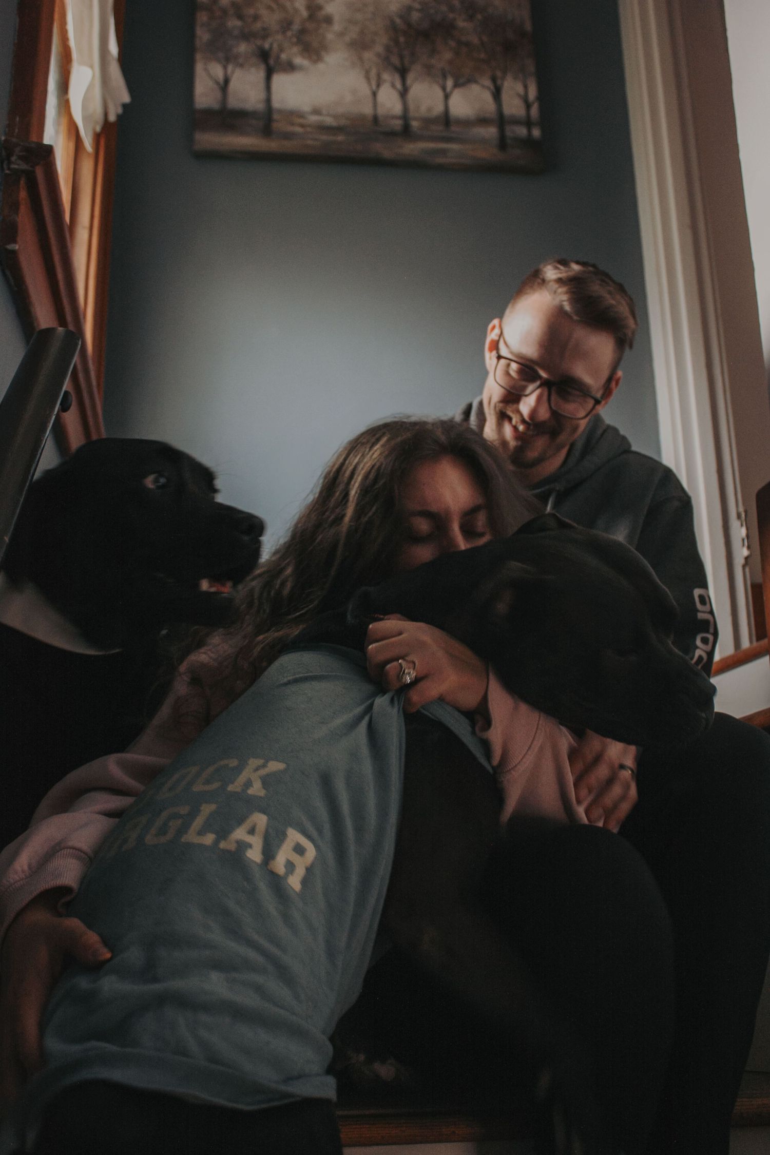 Image from The Carey's cozy at home photoshoot