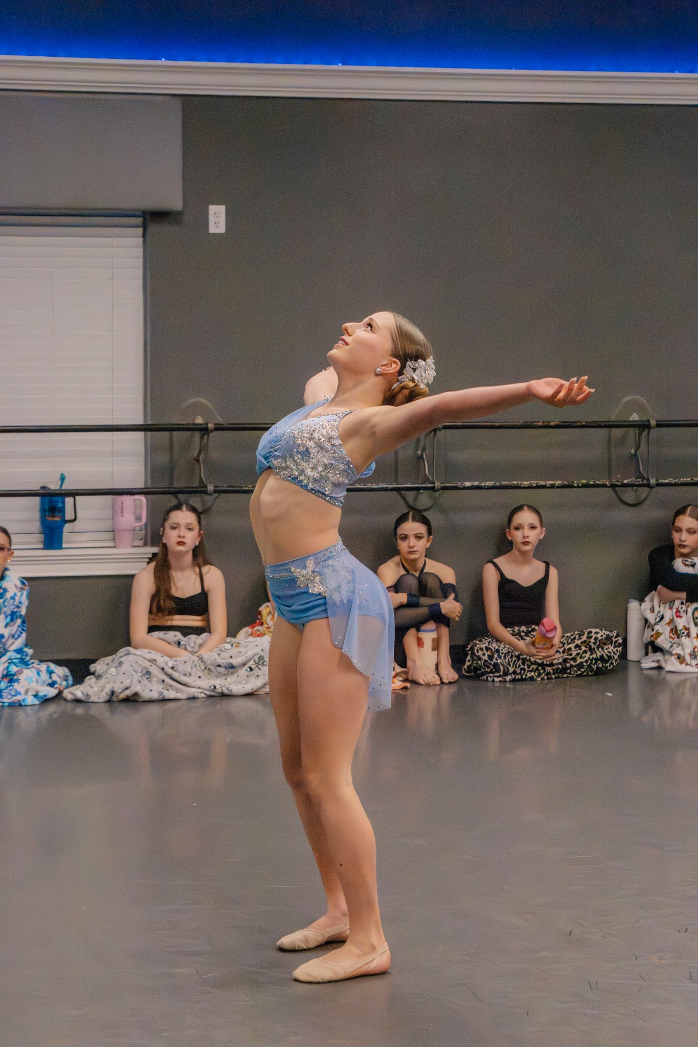 Image of Victoria's School of Dance dancers dancing at their dress rehearsal