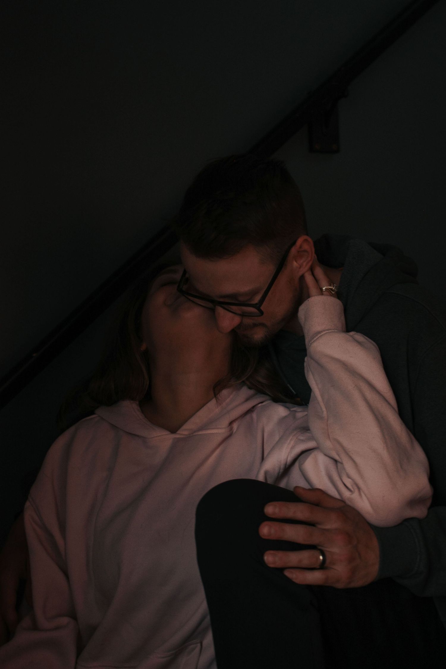 Image from The Carey's cozy at home photoshoot