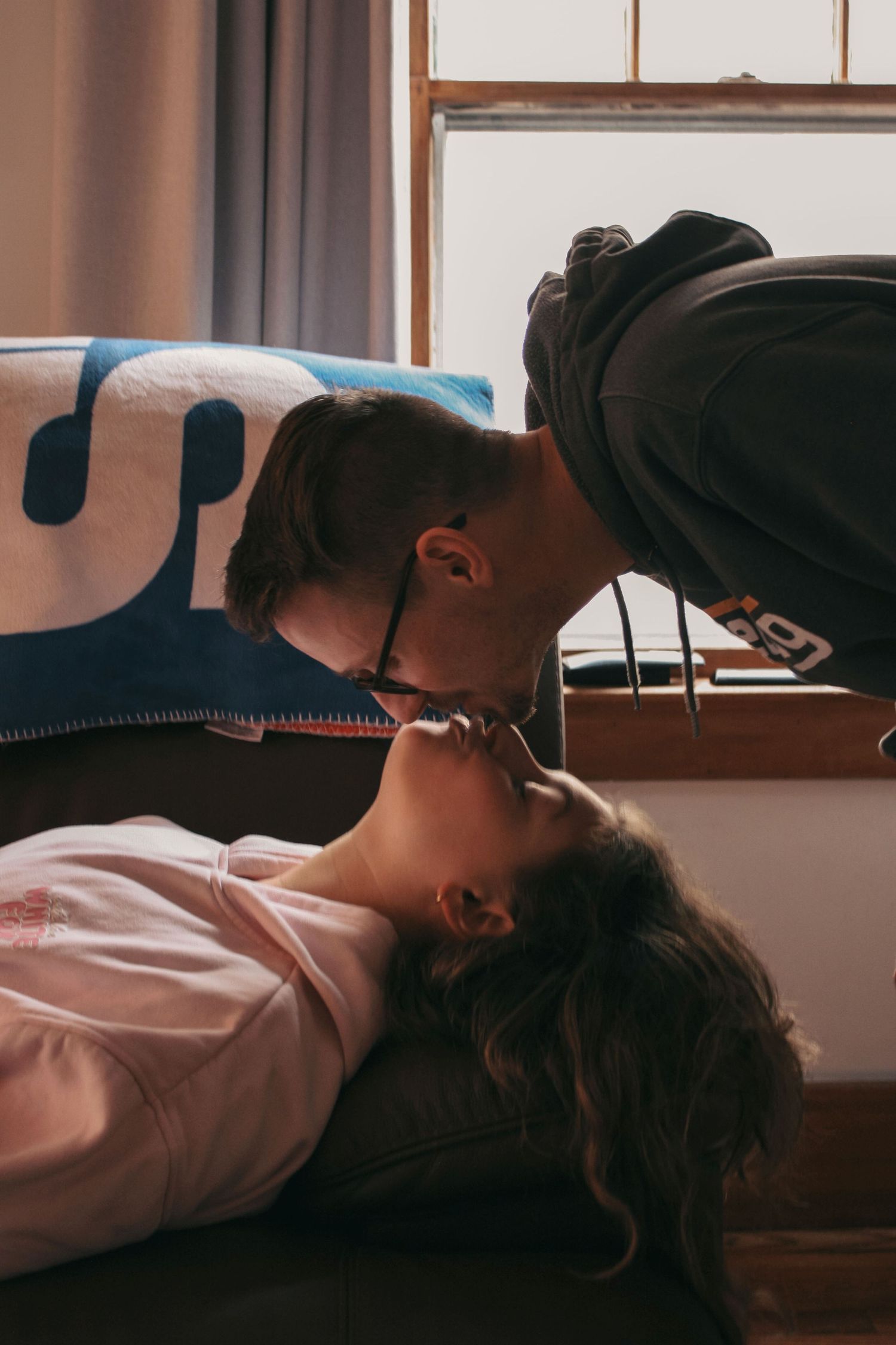 Image from The Carey's cozy at home photoshoot