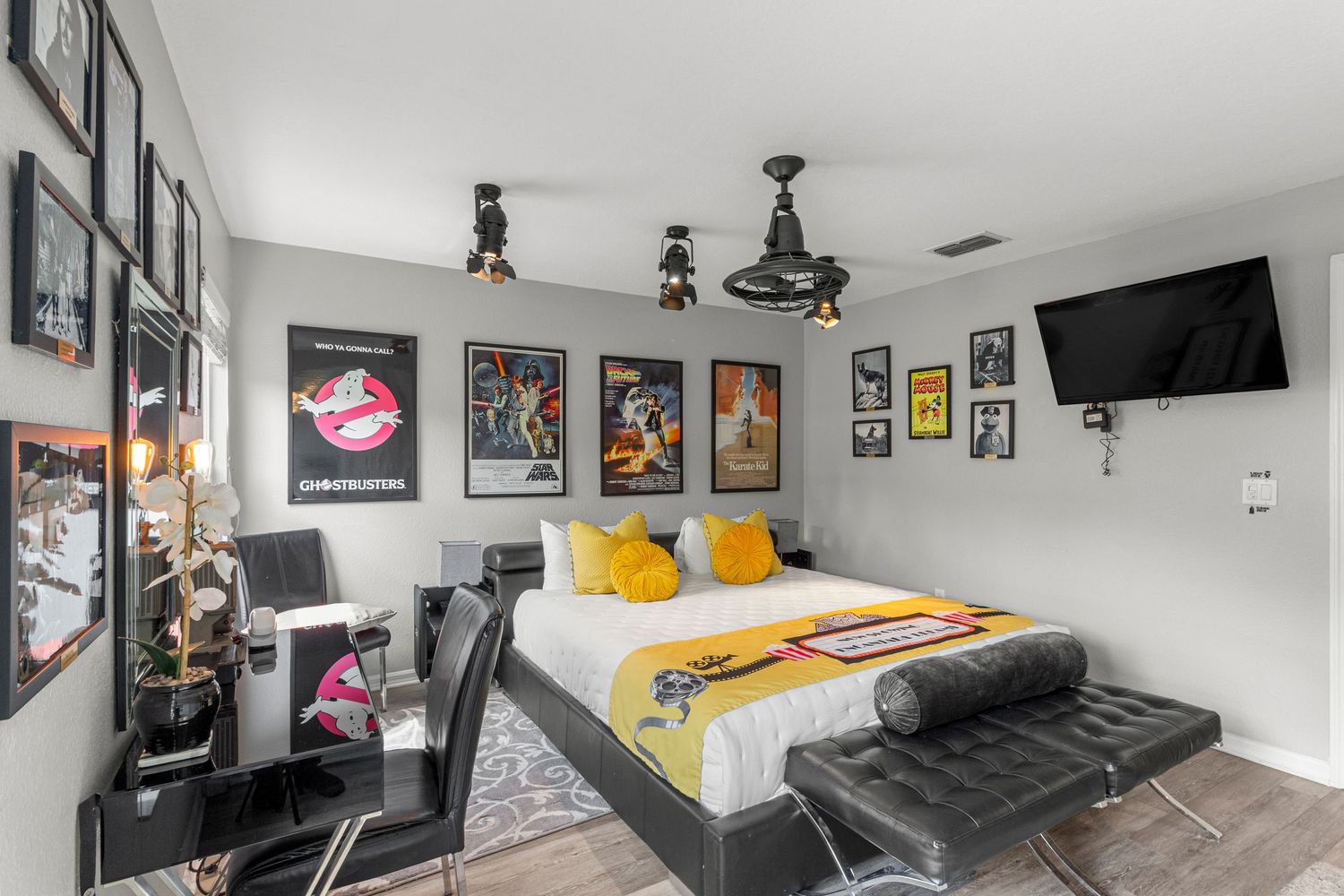 Professionally photographed bedroom showcasing modern finishes, natural light, and spacious living for real estate listings.