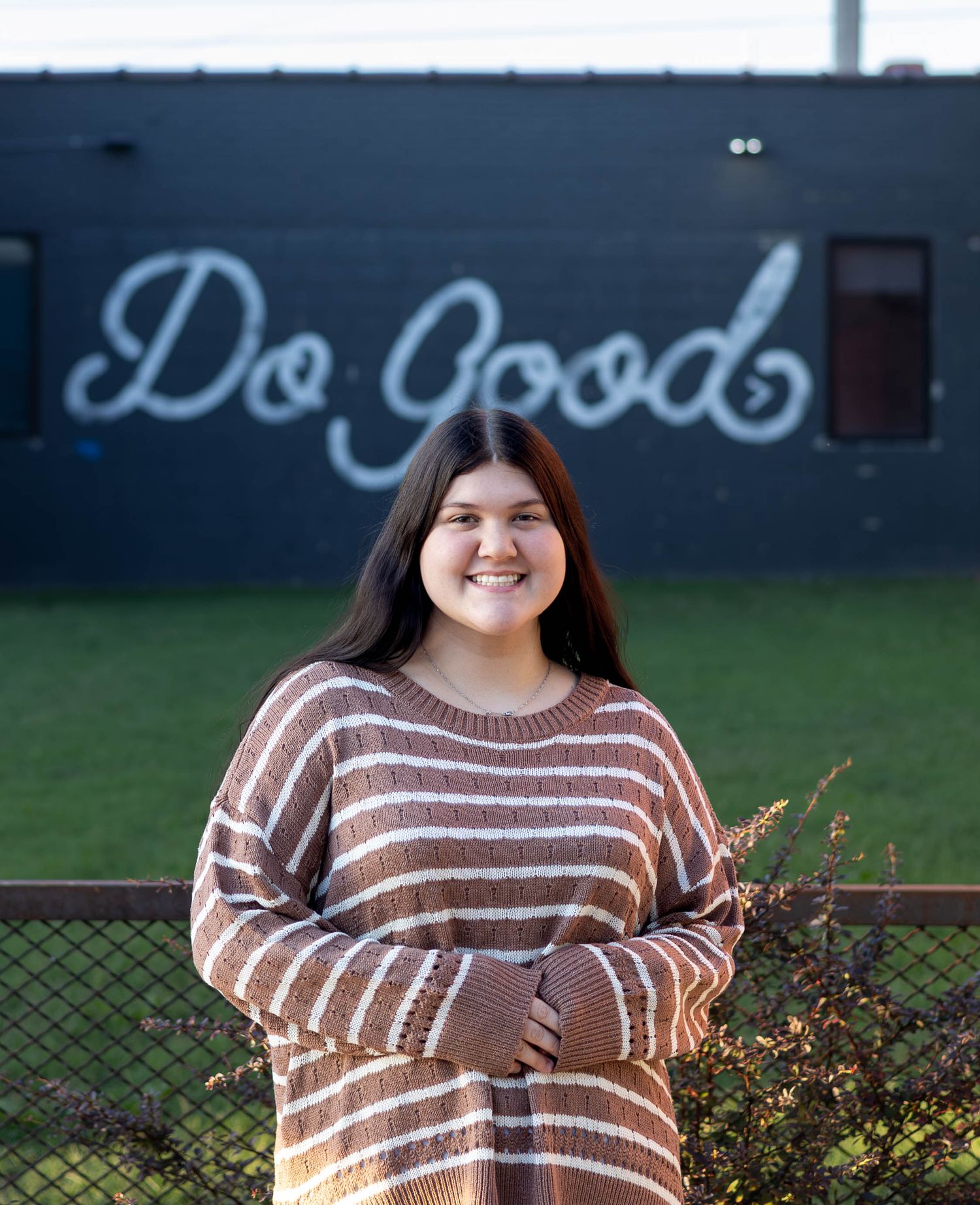 homeschool senior session on commercial street located in the ozark