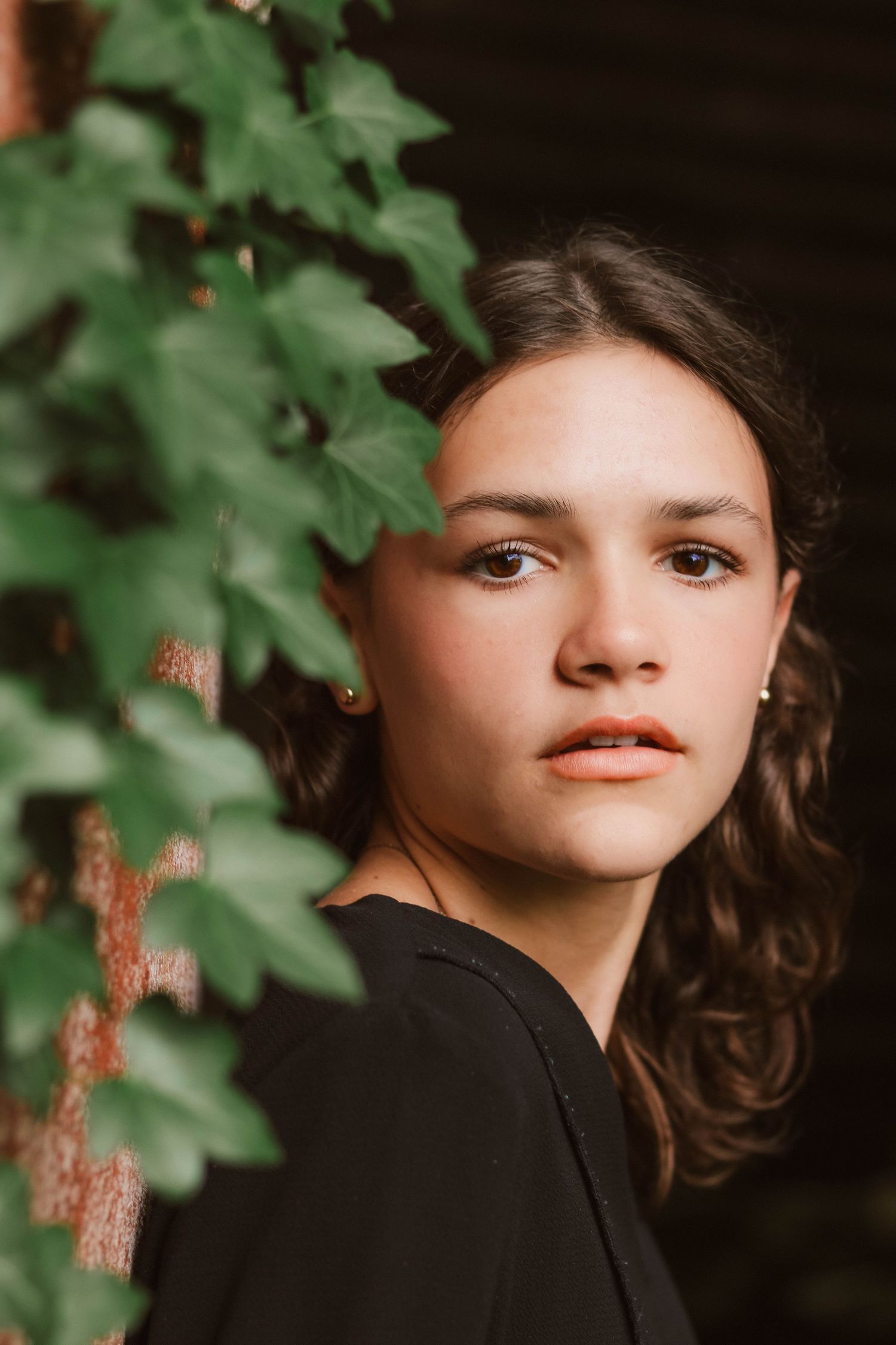 A Strafford MO Senior's headshot at the Old Mill In Fair Grove MO.