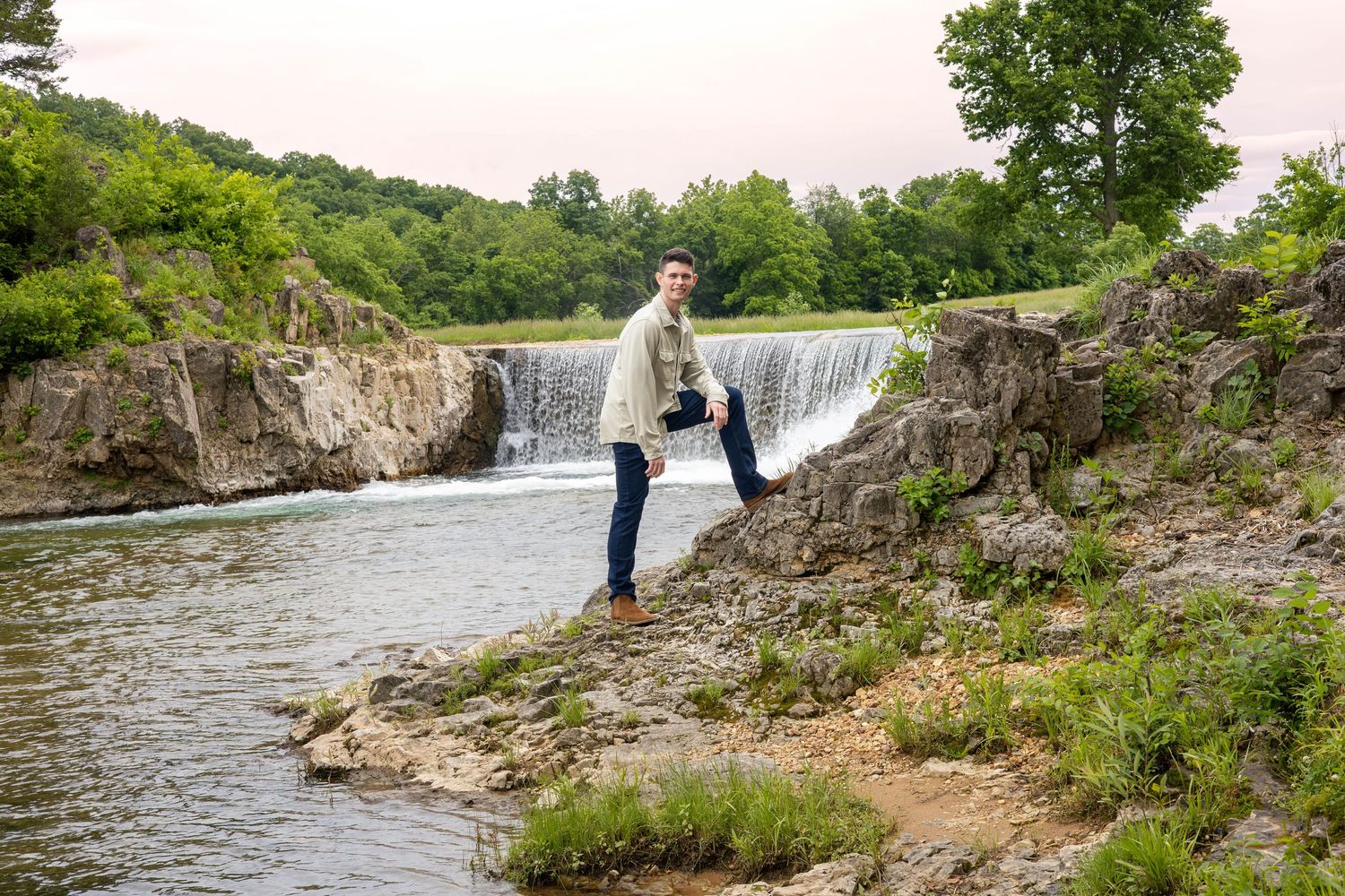 Senior Session at Dillard Mill for the outdoor loving senior