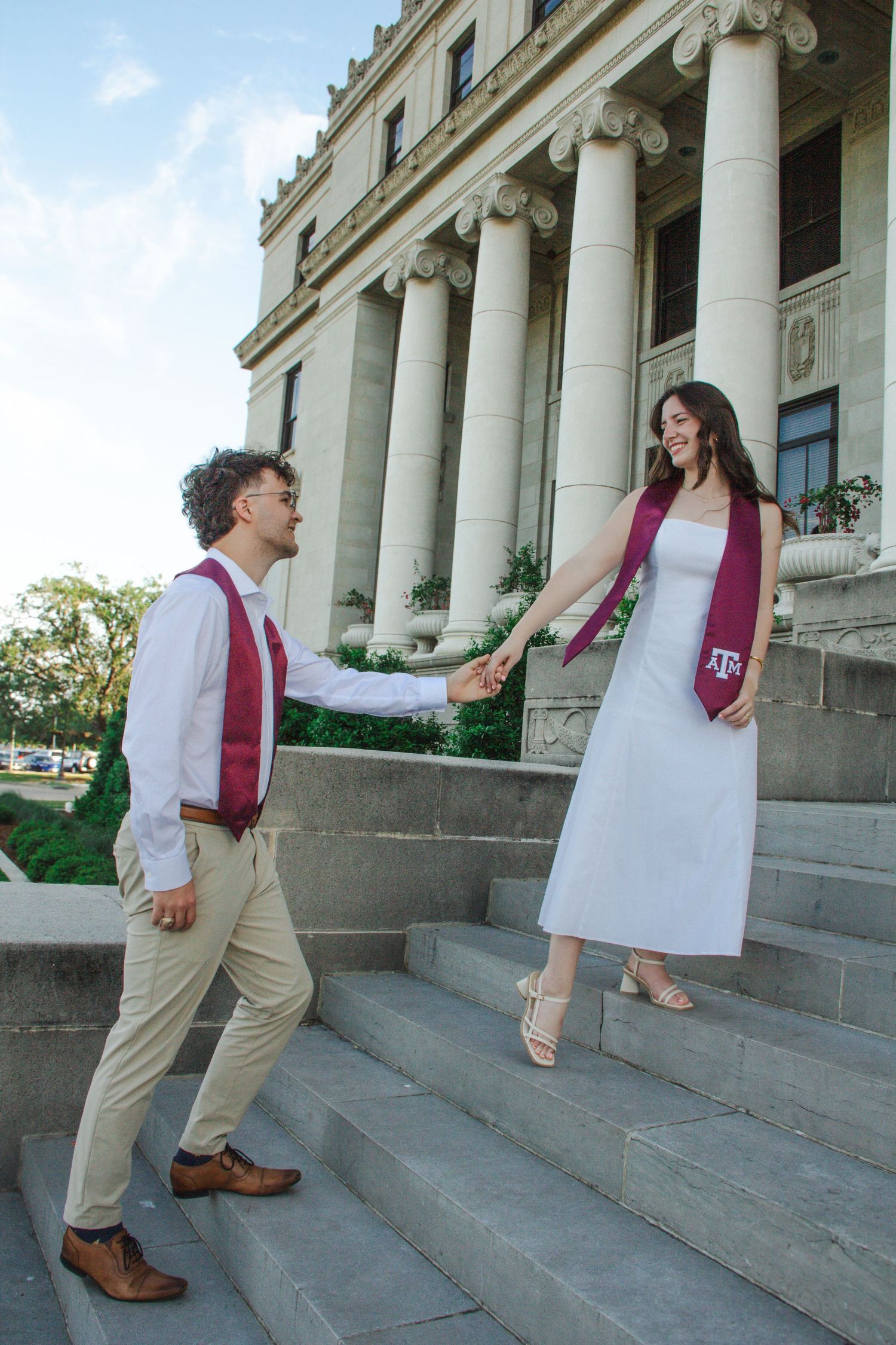 A&M Grad couple photos