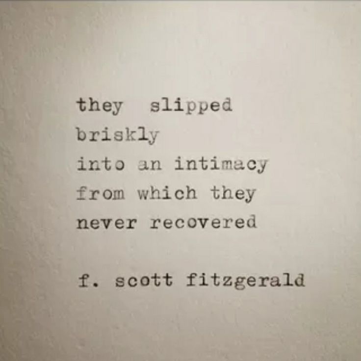 A literary quote by F. Scott Fitzgerald typed on white paper.