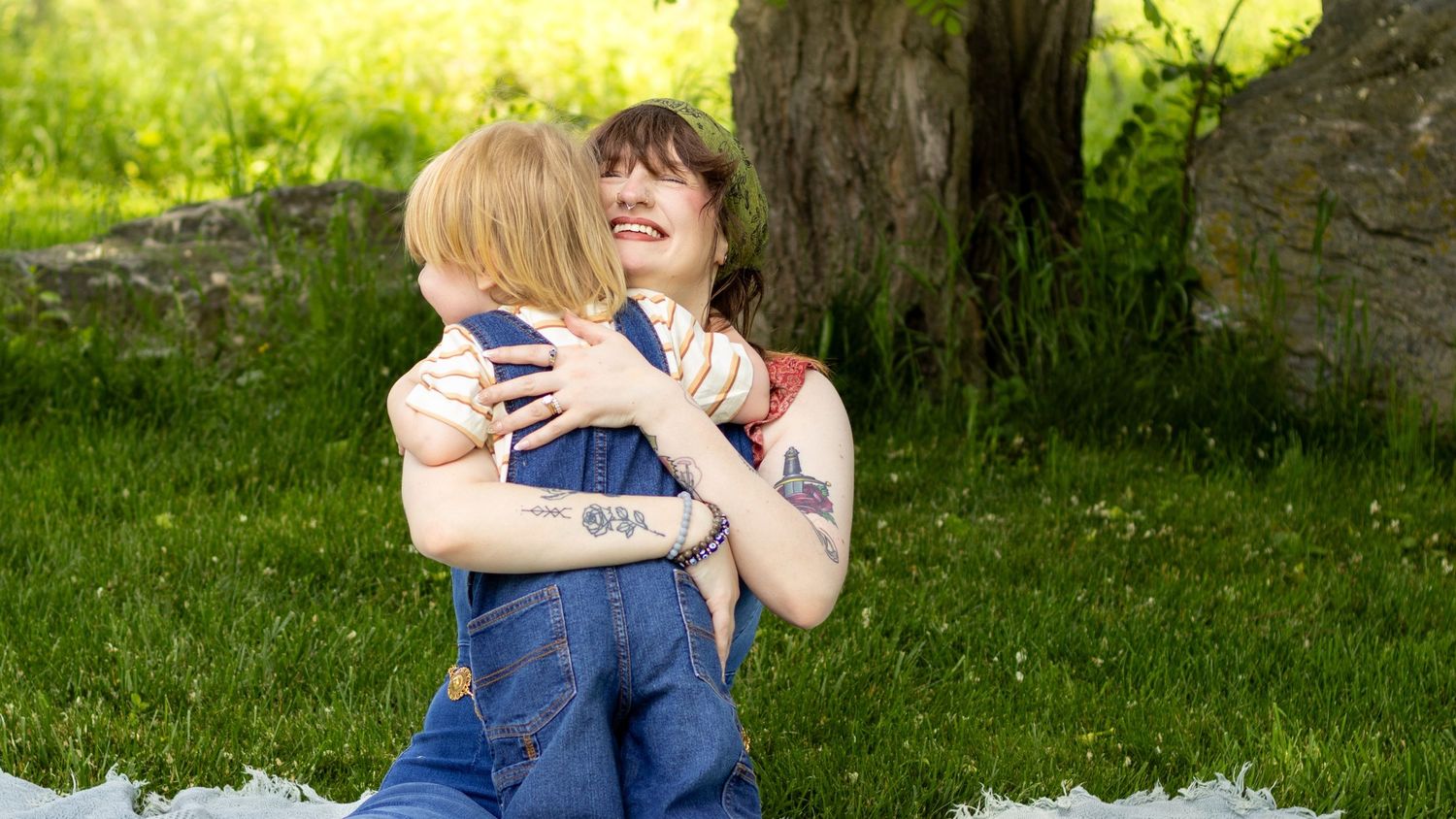 Central PA portrait mommy and me session mom and son embracing by Millie D'Auria Photography