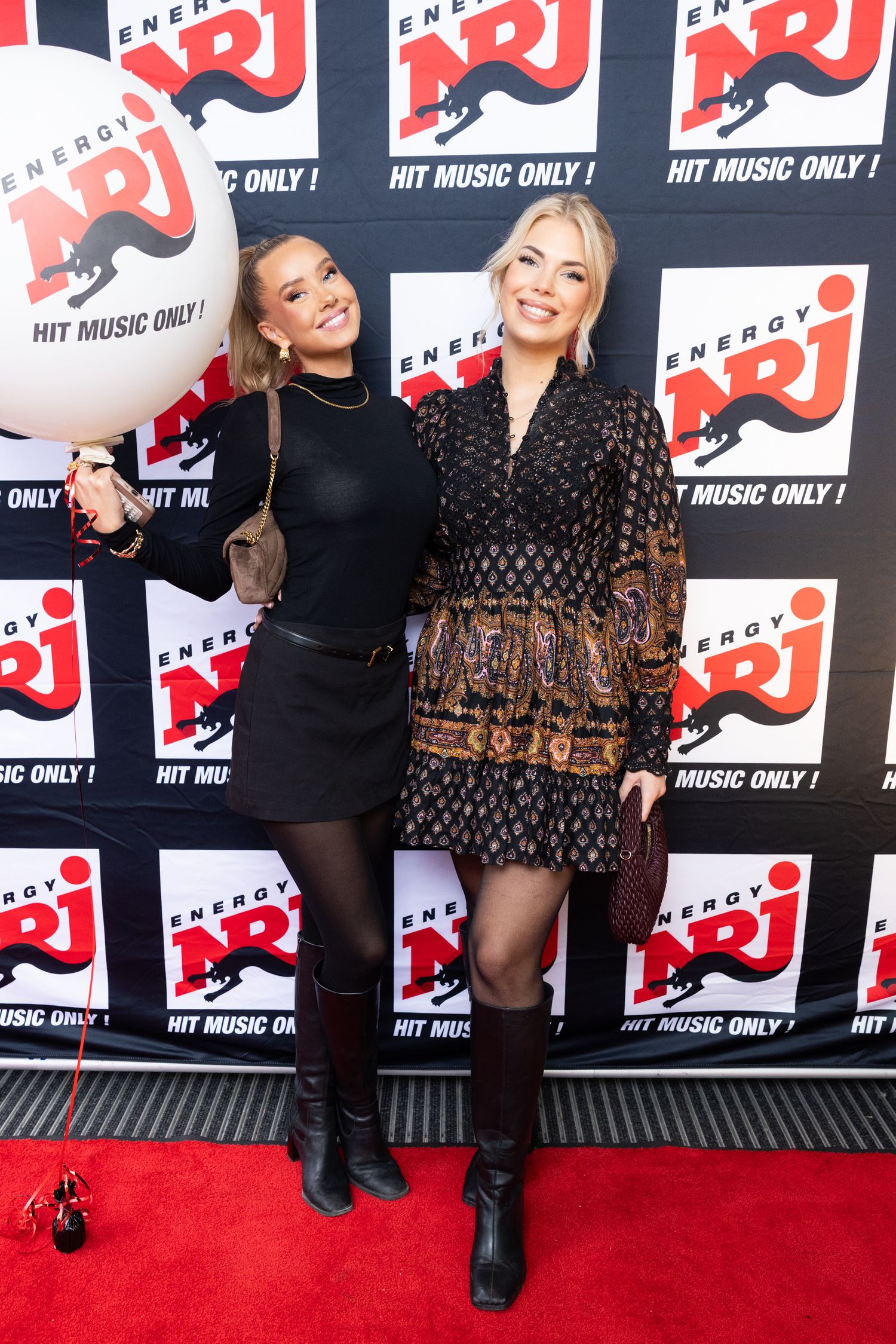 Martine Lunde ankommer Radio NRJ event