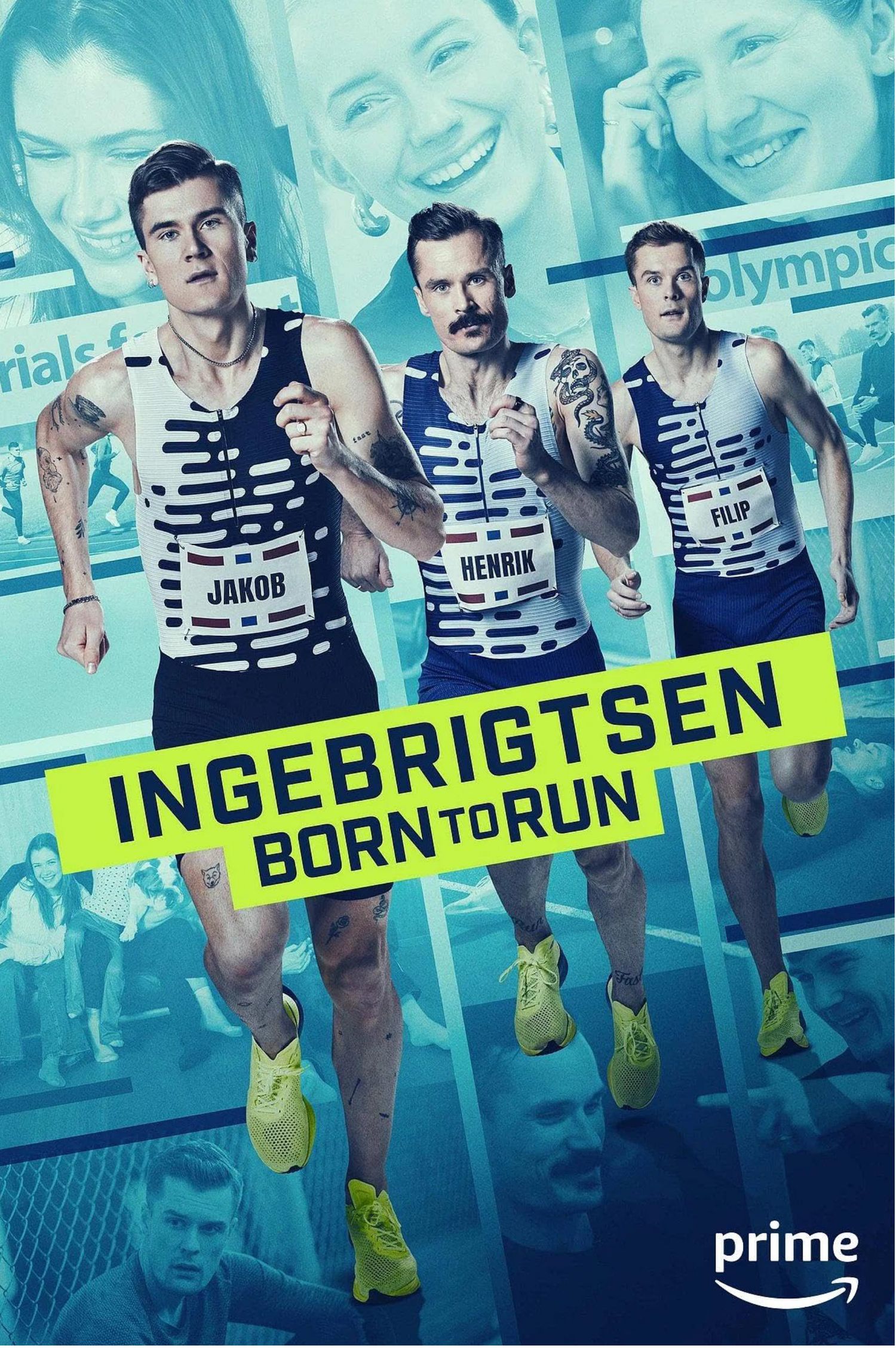 Three Norwegian runners in Olympic uniforms star in Ingebrigtsen Born to Run on Amazon Prime Video.