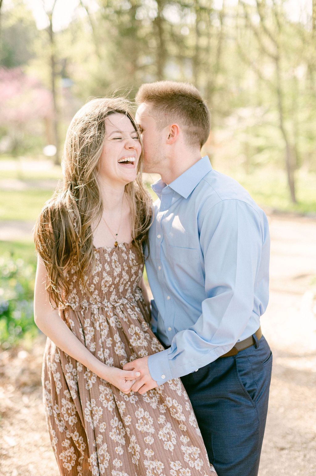 Meadowlark Botanical Gardens Engagement Photographer