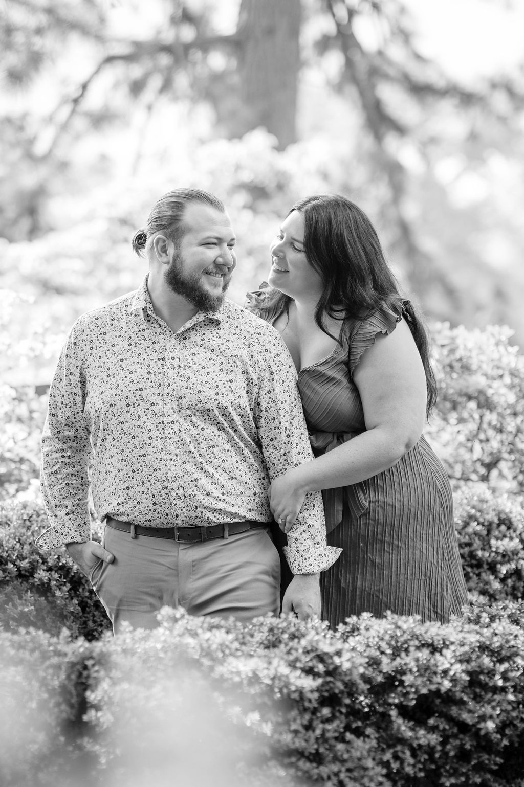 National Arboretum Engagement Photography