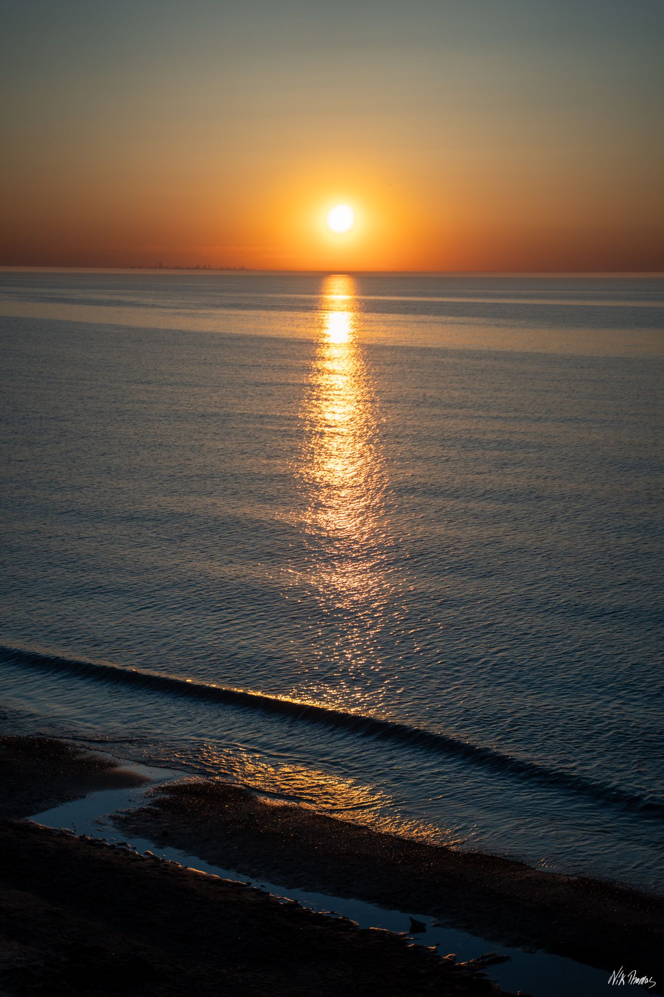Sunset taken in Beverly Shores, IN