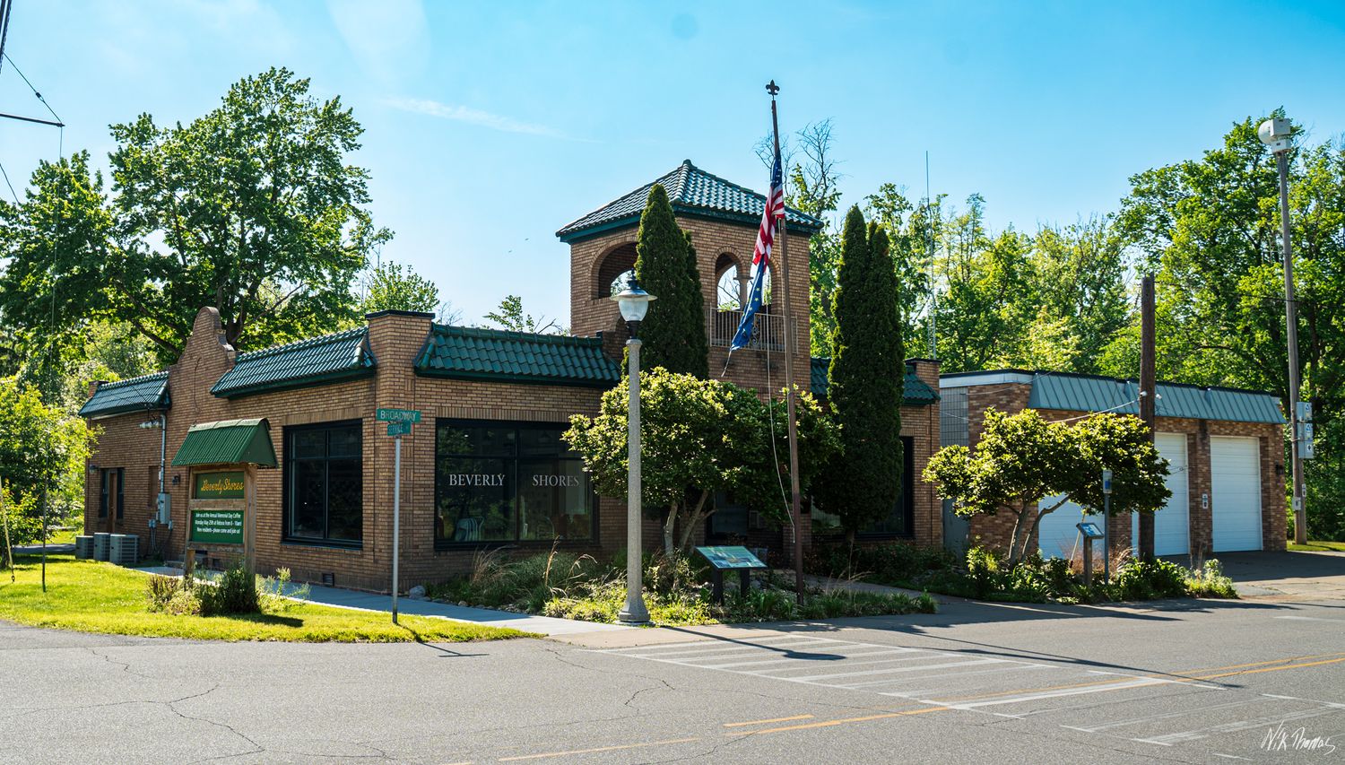 The Beverly Shores, IN Police department building