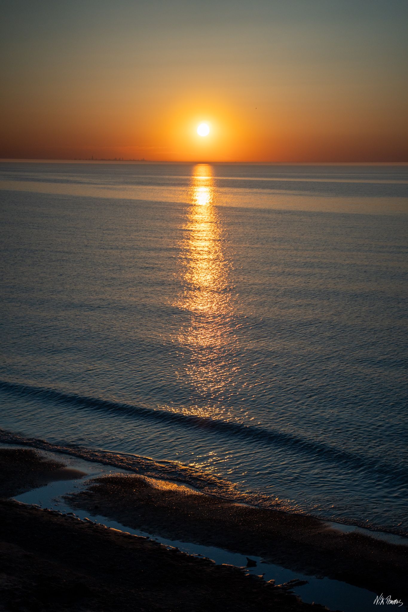 Sunset taken in Beverly Shores, IN