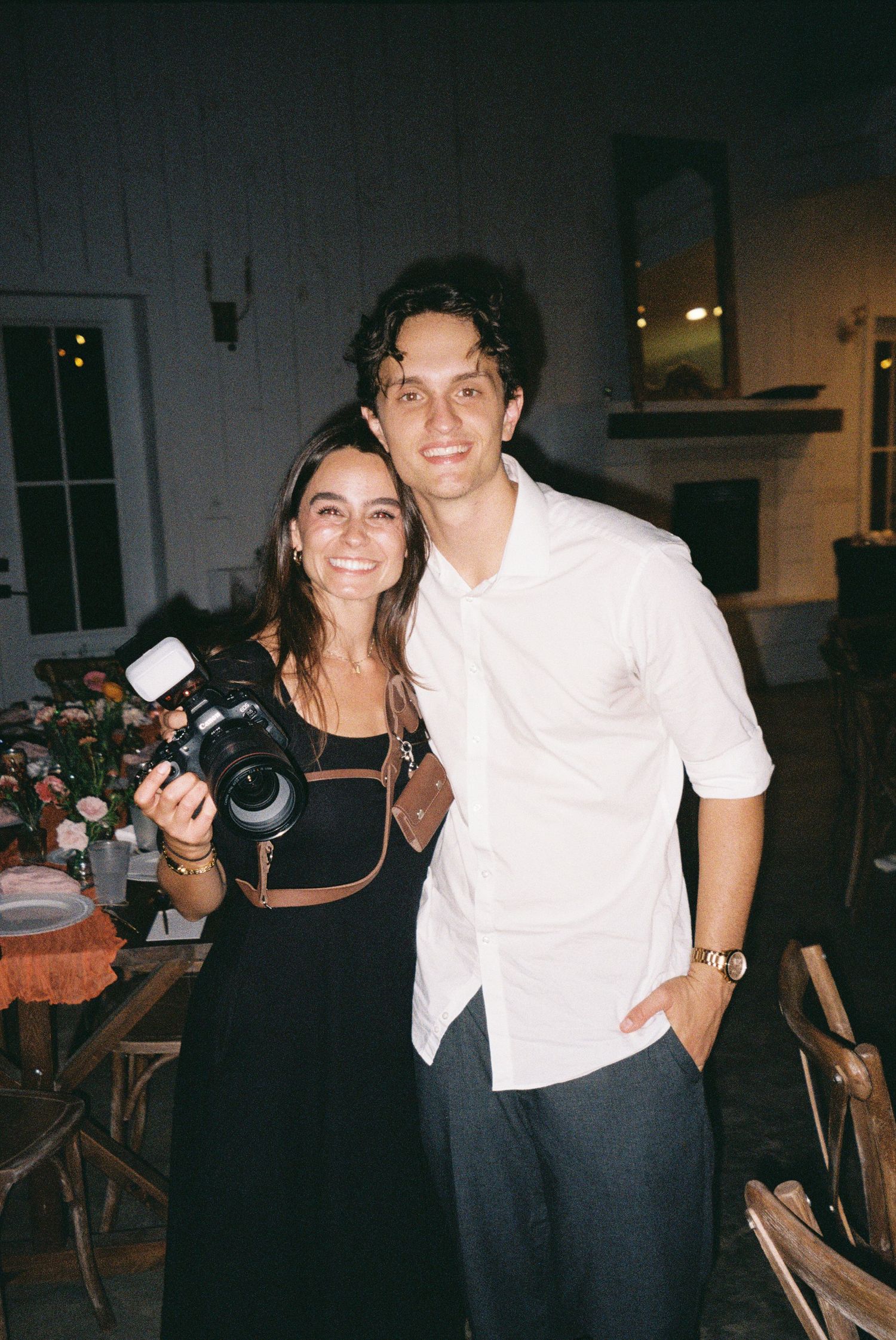 Dallas and Bay Area California wedding photographer capturing bride and groom portraits on film