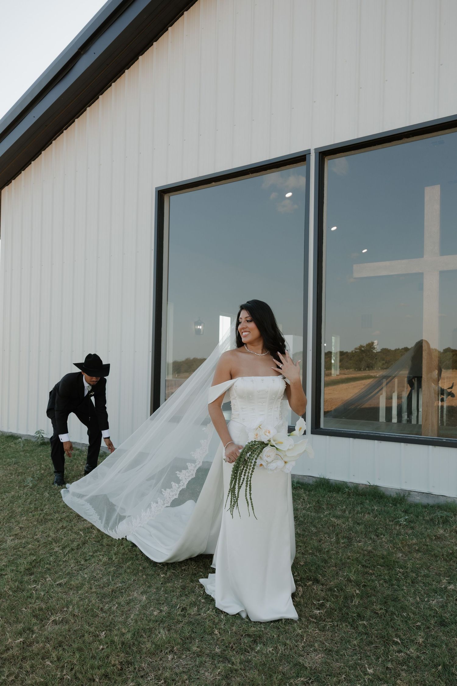 Destination, Dallas and Bay Area California wedding photographer capturing bride and groom portraits on film