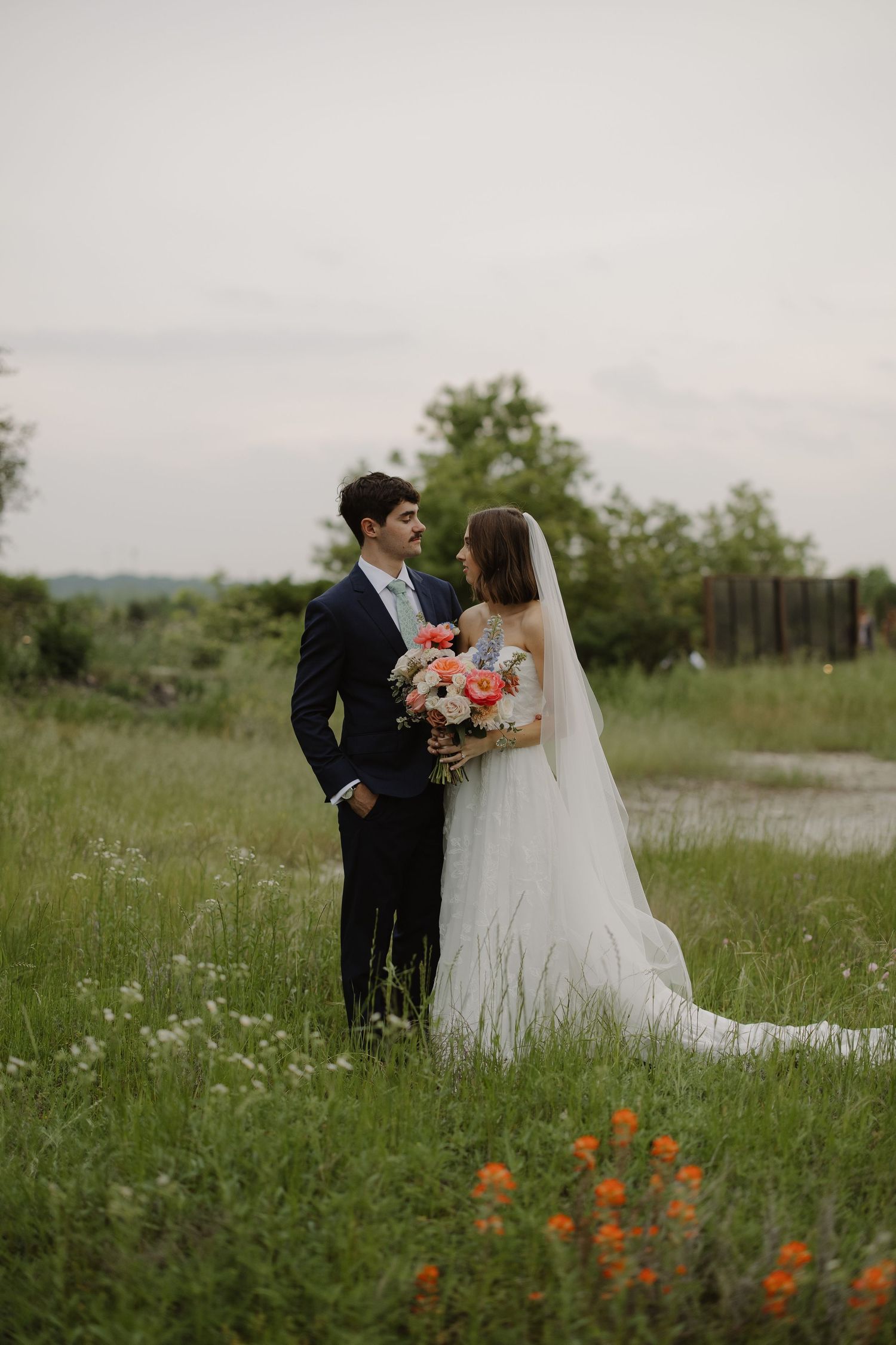 Destination, Dallas and Bay Area California wedding photographer capturing bride and groom portraits on digital and film