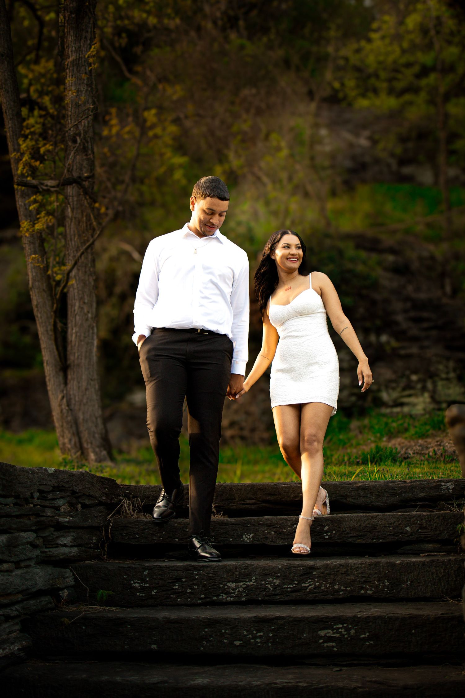 Engagement portraits photographed with documentary storytelling approach