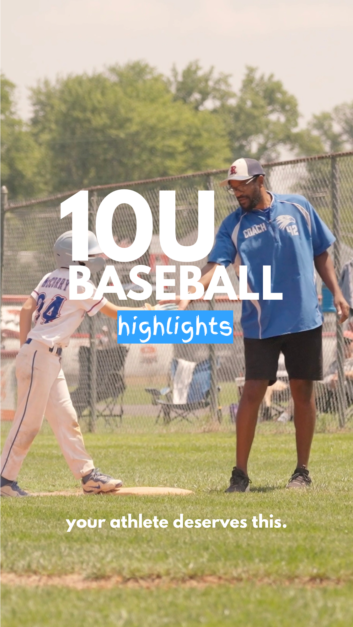 roslyn bluehawks 10u baseball highlights thumbnail for instagram reel