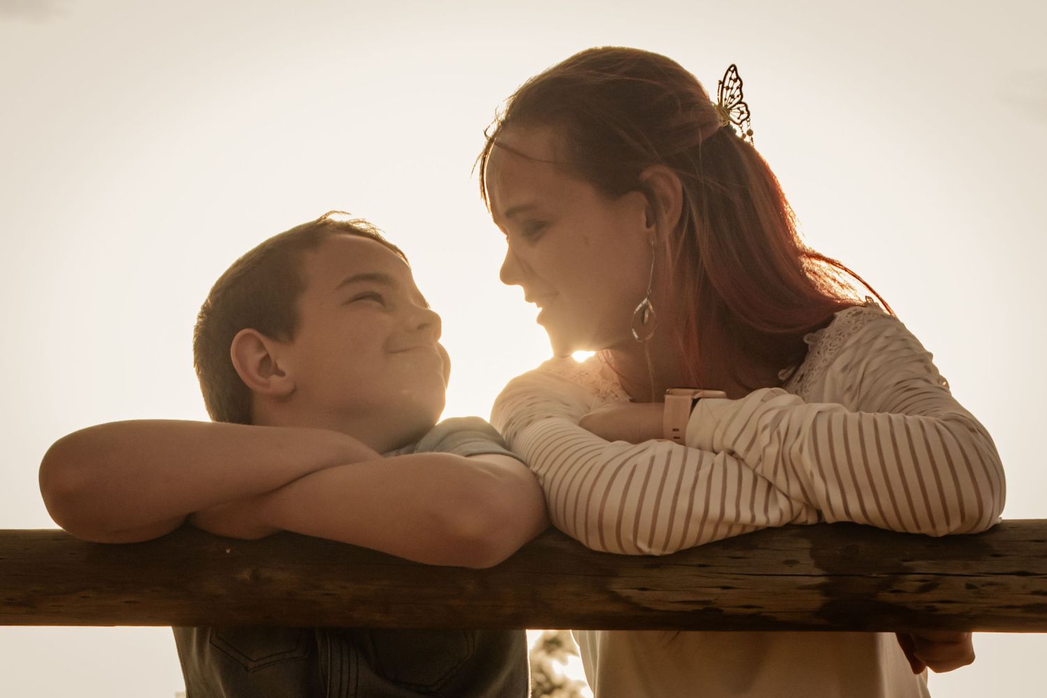 Mother and son