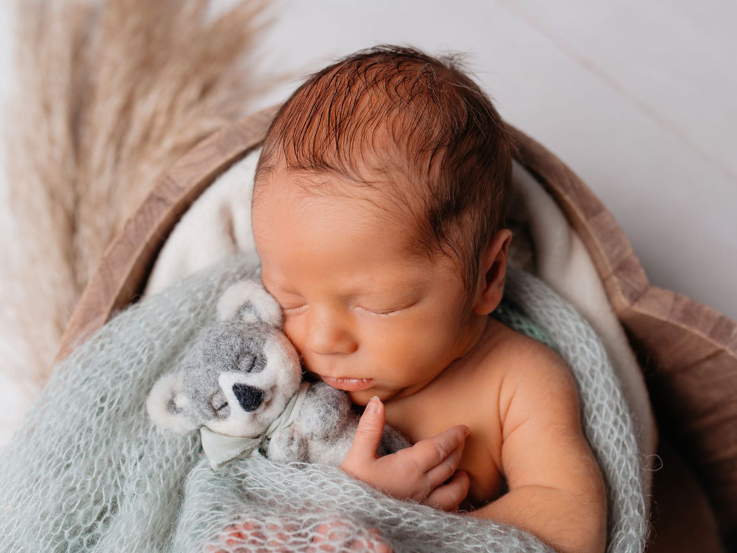Detailaufnahme eines Kindes – emotionale Familienfotografie in Nürnberg