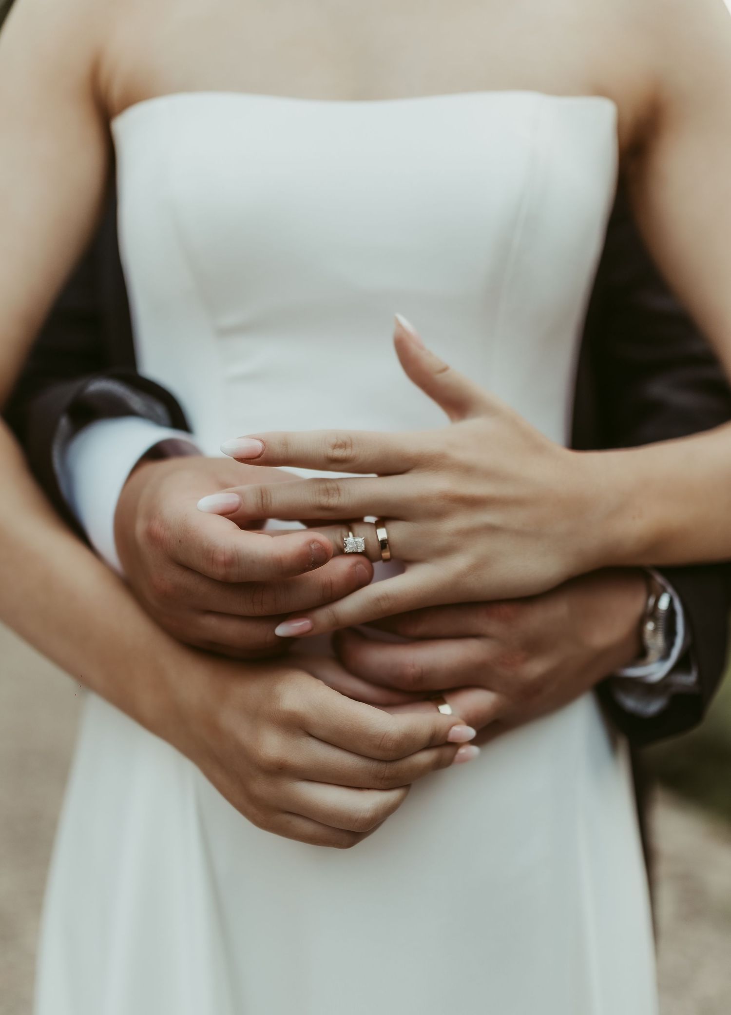 Moncton New Brunswick wedding photographer bride  groom rings