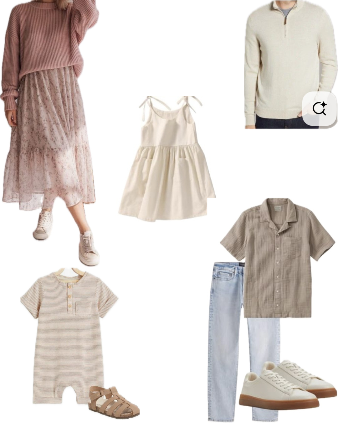 Family photo outfits for families in Moncton NB