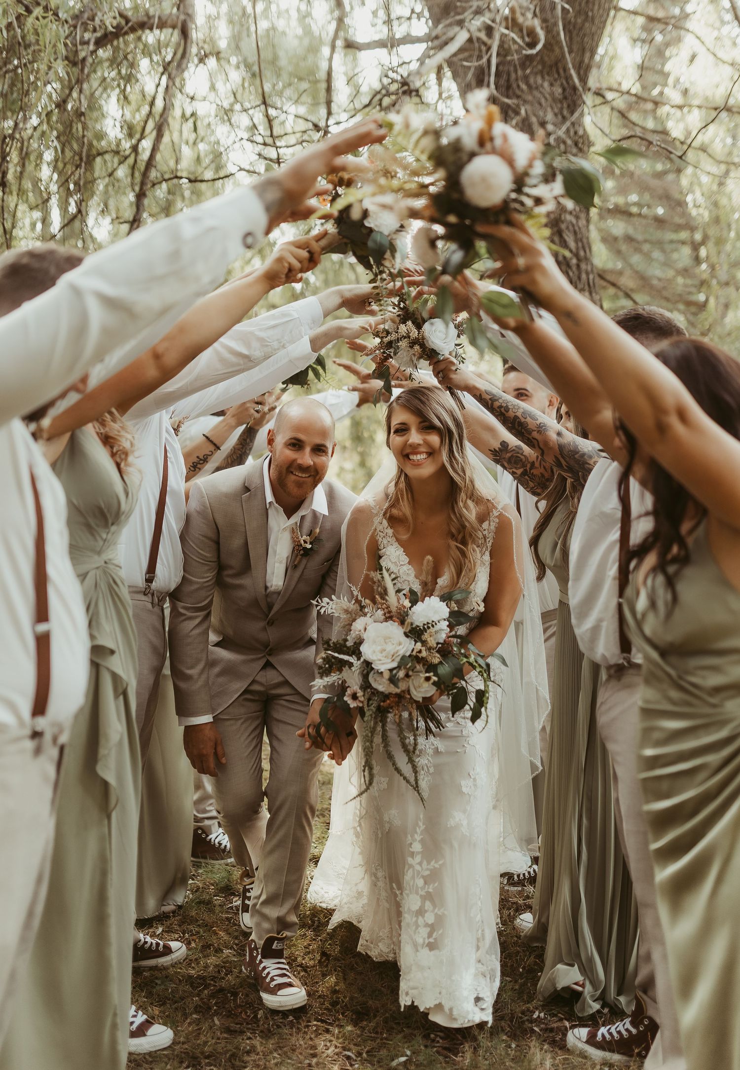 wedding party photography