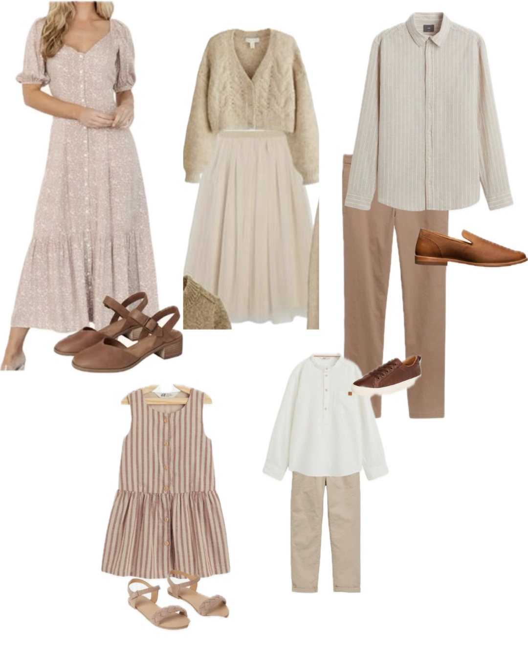 Family photo outfits for families in Moncton NB