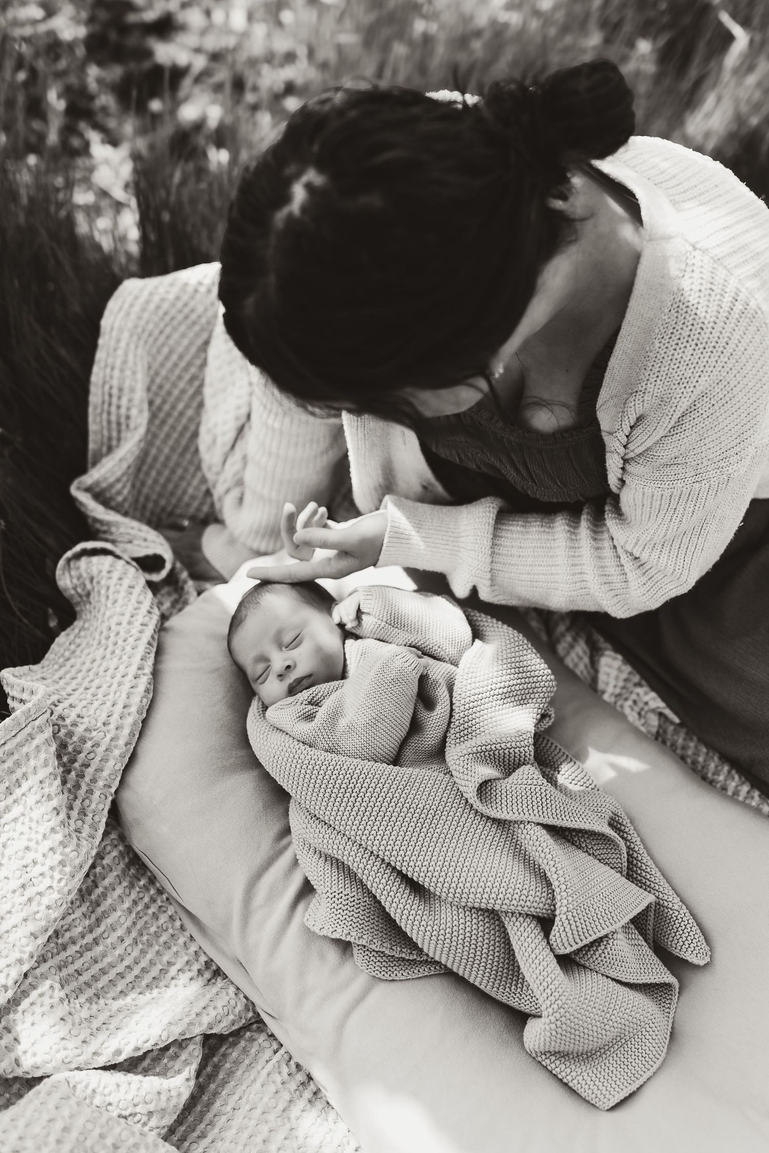 Moncton New Brunswick Newborn Photography outdoor newborn photoshoot