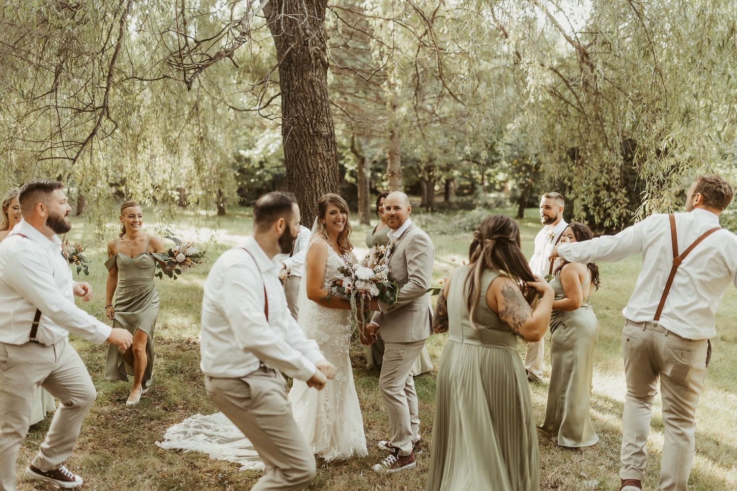 wedding party photos