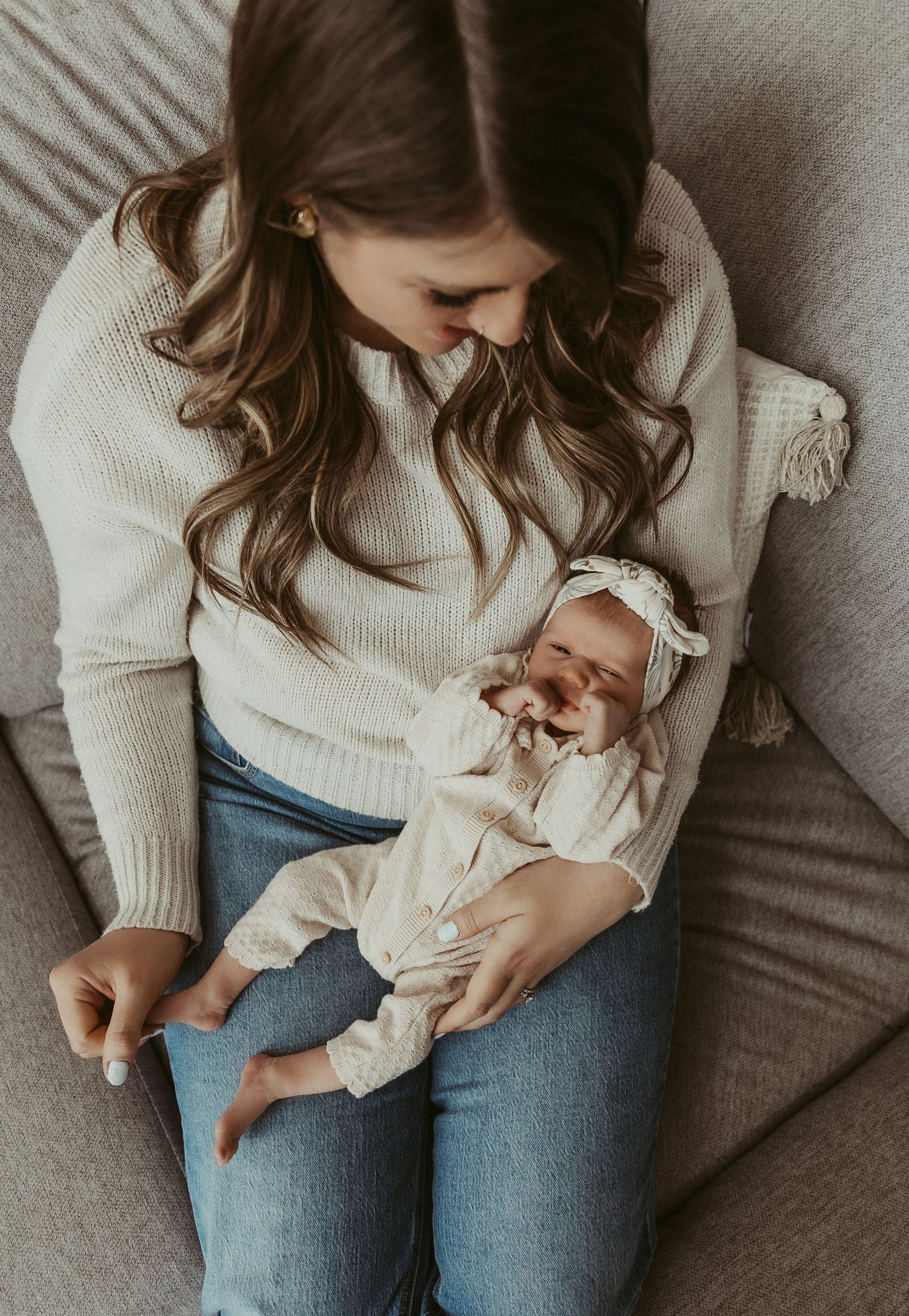Moncton New Brunswick Maternity & Newborn photography Mother with her newborn baby