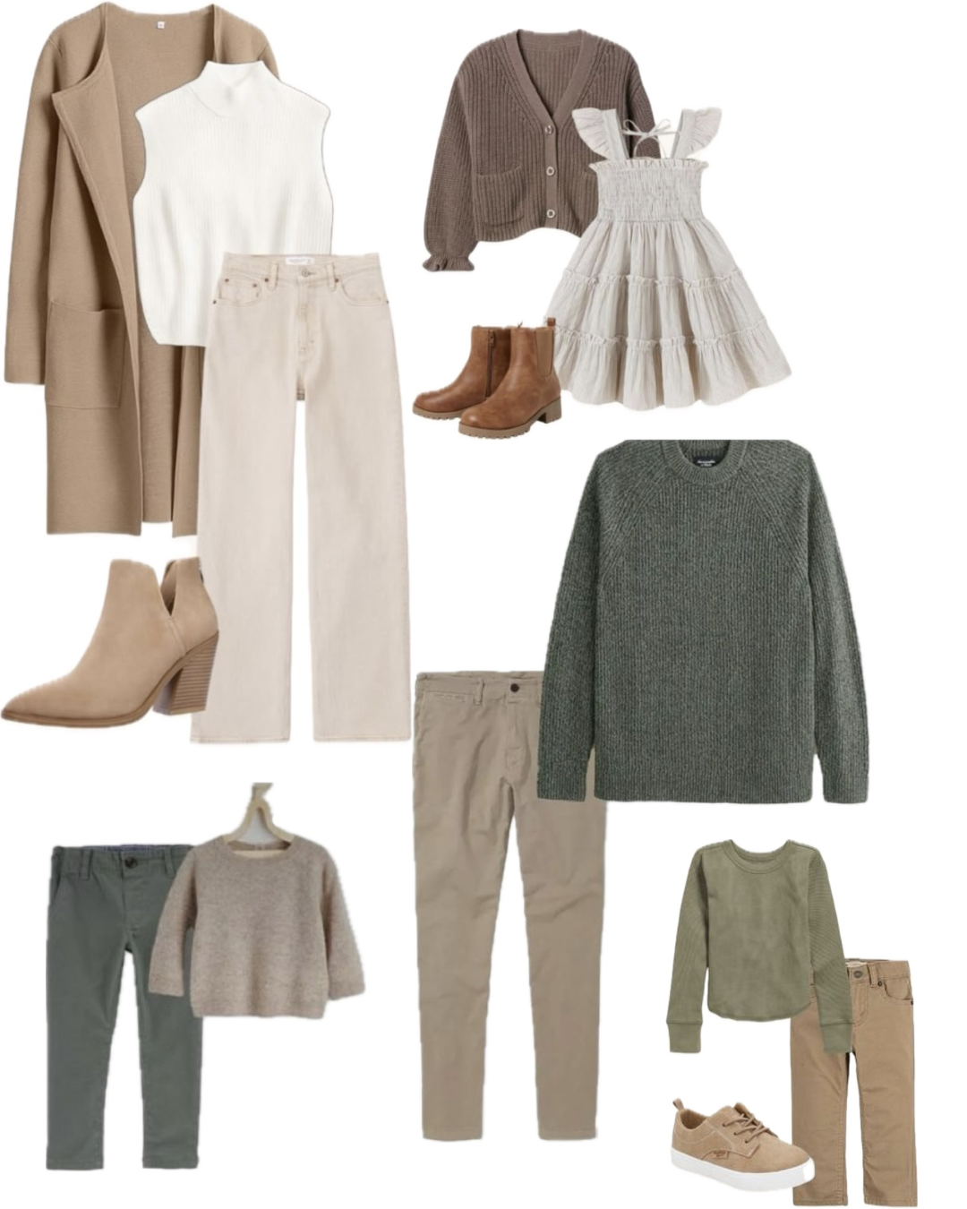 Family photo outfits for families in Moncton NB