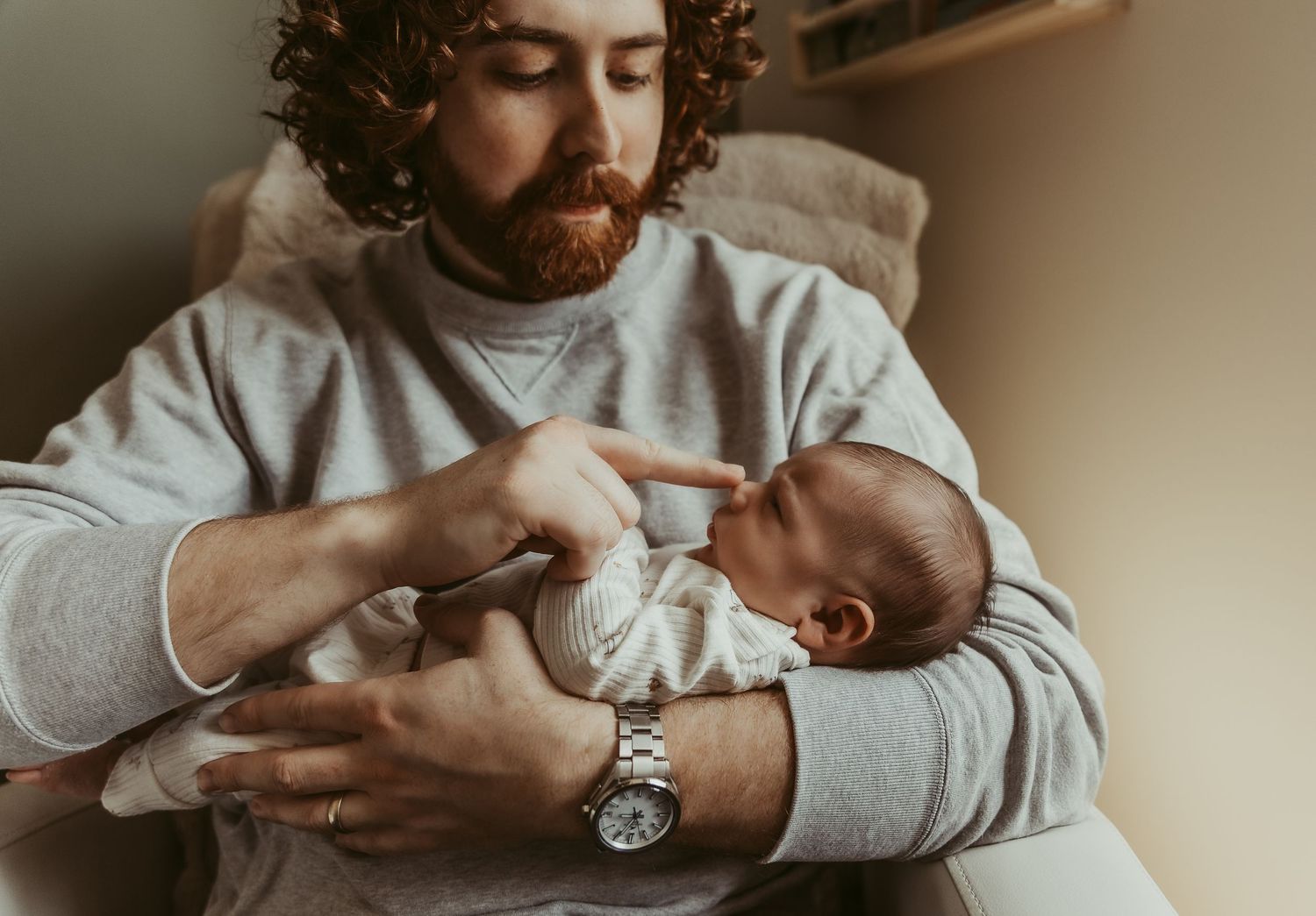 newborn baby in home shoot moncton nb