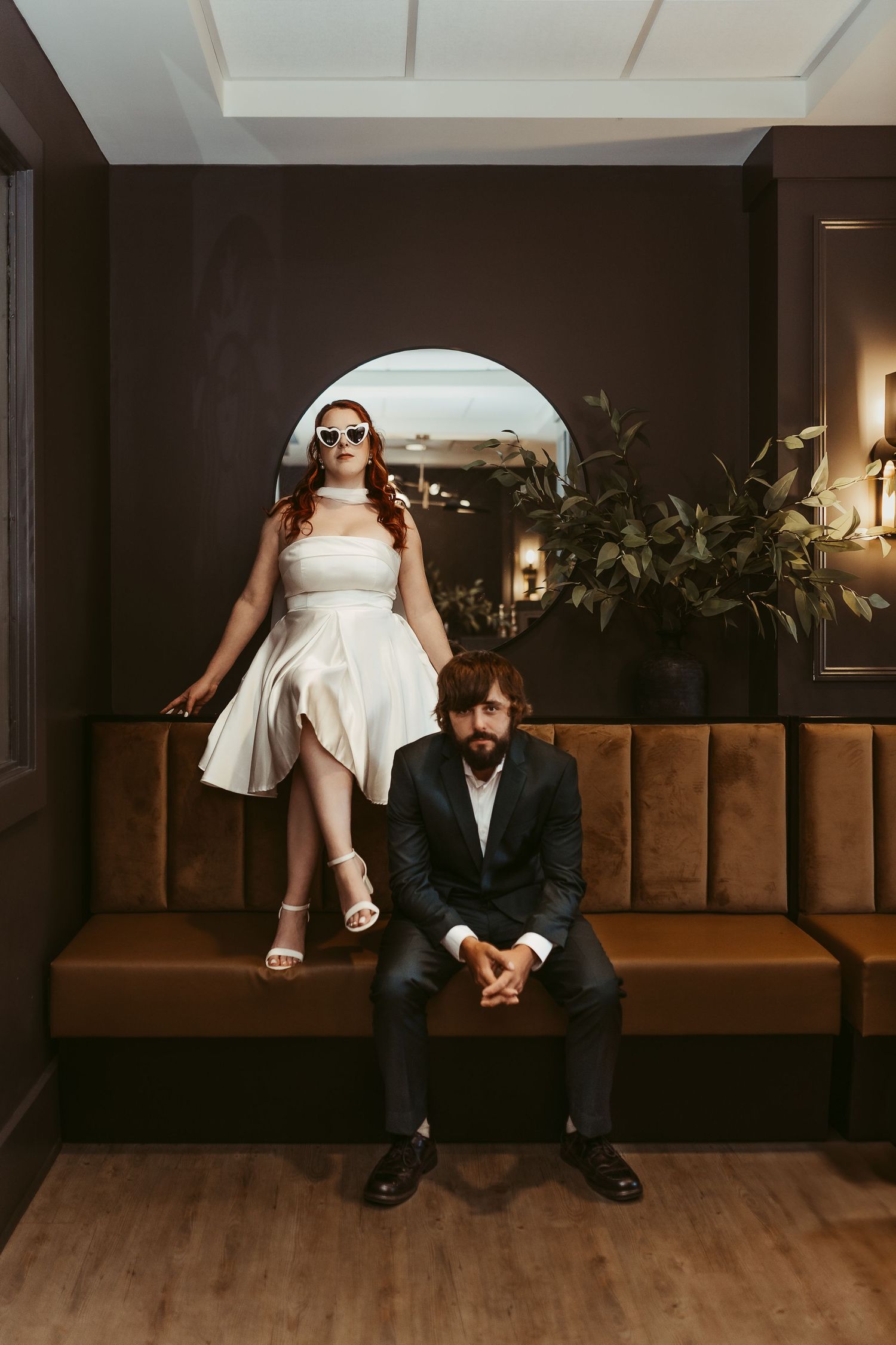 couple in a boutique hotel