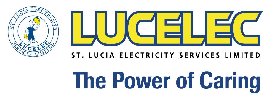 LUCELEC St. Lucia Electricity Services Limited logo with tagline The Power of Caring.