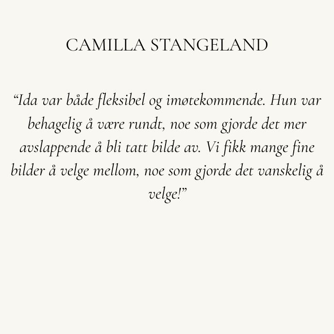 Gravidfotografering i Sandnes - tilbakemelding fra kunde