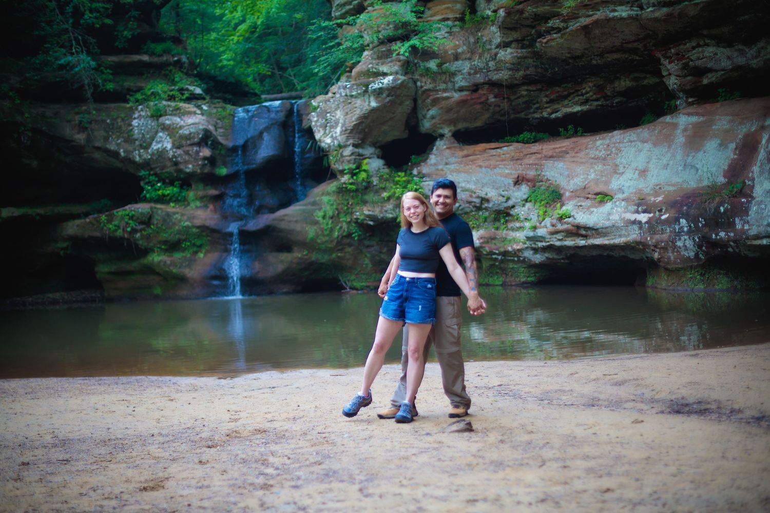 Northern Indiana and midwest photographer couple, Hocking Hills State Park,  Logan, Ohio
