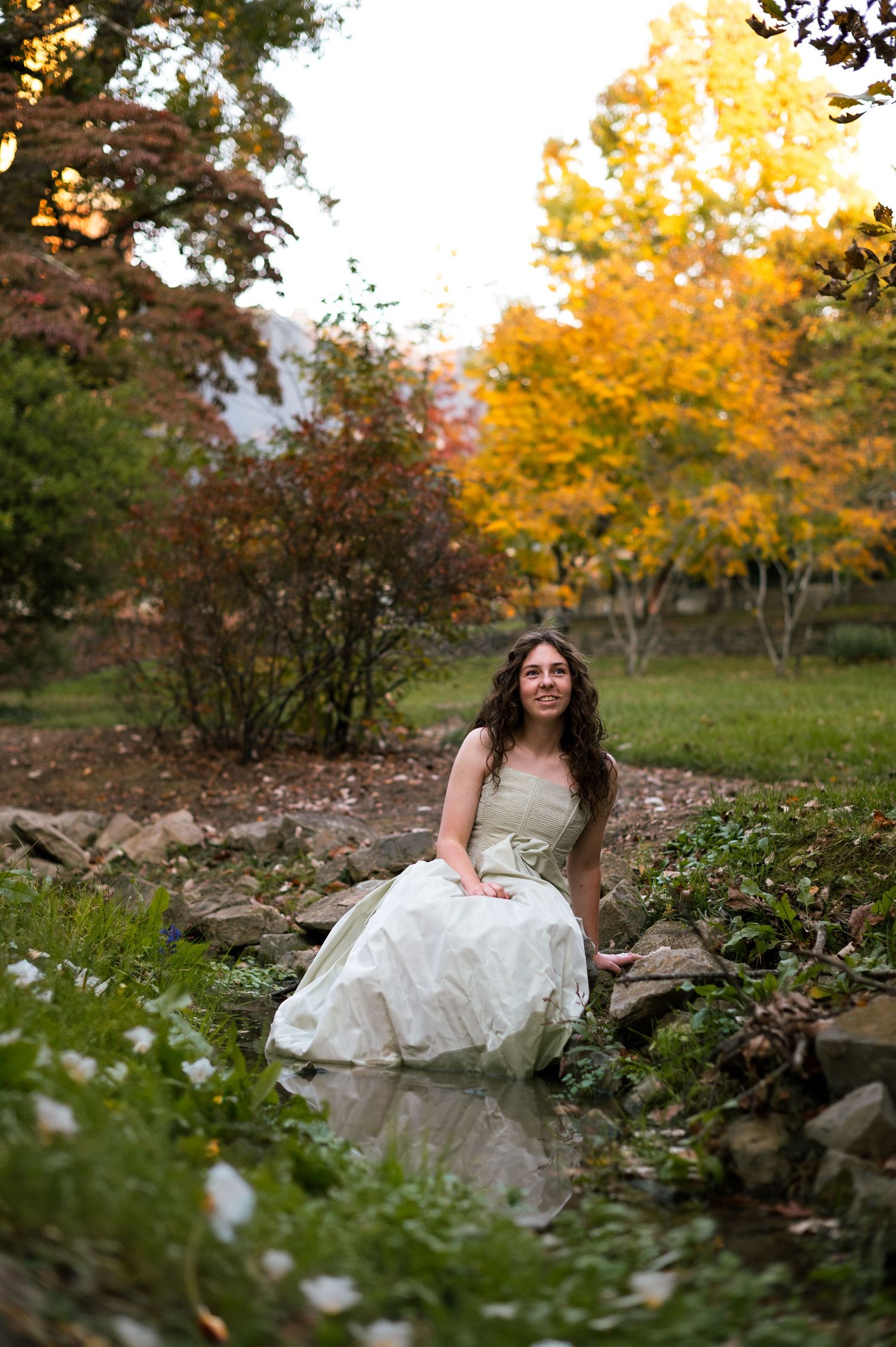 Outside senior portrait