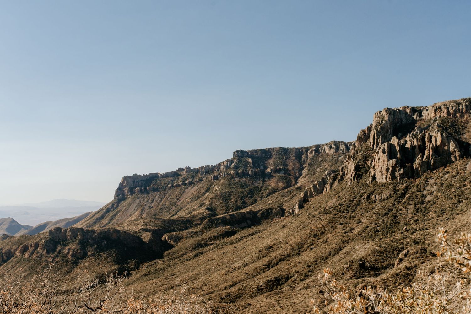 View from Lost Mine Trail