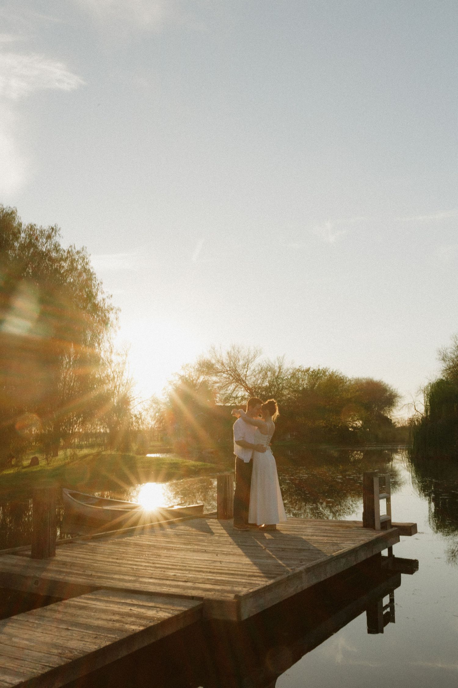 sunset romantic engagement session
