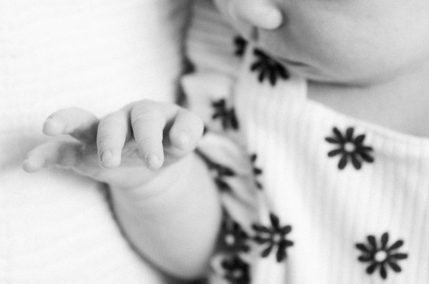 Closeup of newborn's hand