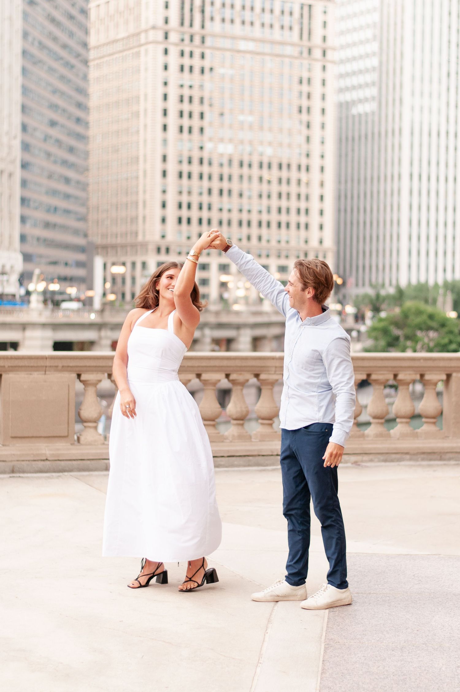 Chicago couples photography session focused on connection and emotion