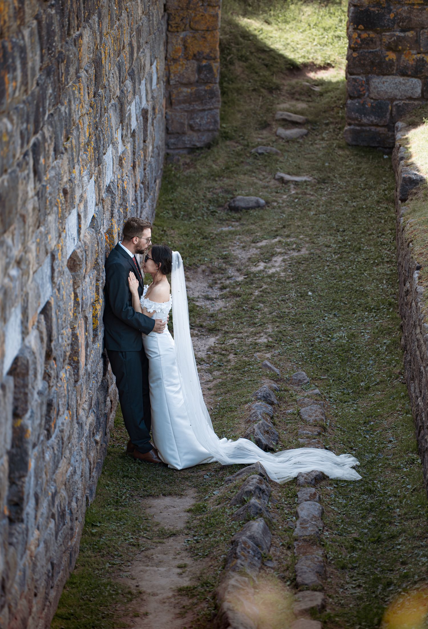 Intimate Wedding session in  in Moncton, NB. Engagement shoot in a scenic spot in NB